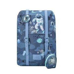 Ergonomický školní batoh Frii of Norway 22L Astronaut blue denim