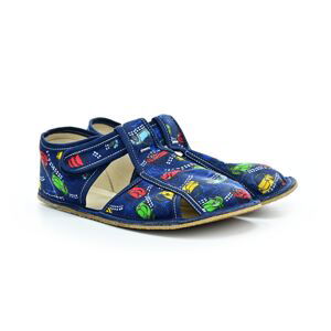 Baby Bare Shoes Bazar bačkory Baby Bare Navy Cars Velikost boty (EU): 27, Vnitřní délka boty: 174, Vnitřní šířka boty: 72