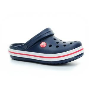 Crocs Crocband Clog K - Navy/Red dětské pantofle Velikost boty (EU): 24, Vnitřní délka boty: 145, Vnitřní šířka boty: 66