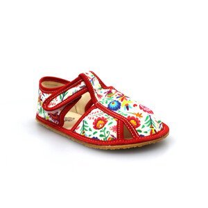 Baby Bare Shoes bačkory Baby bare White Folklore Velikost boty (EU): 29, Vnitřní délka boty: 187, Vnitřní šířka boty: 76