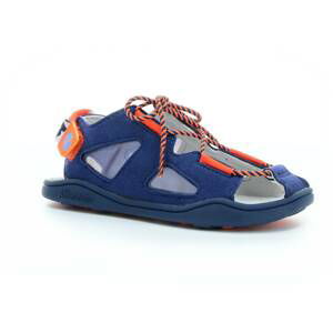 sandály Affenzahn Sandal Vegan Free - Elephant Blue/Orange Velikost boty (EU): 24, Vnitřní délka boty: 157, Vnitřní šířka boty: 63