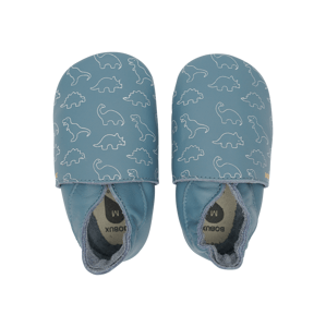 capáčky Bobux Dino Blue (soft sole) Velikost boty (EU): 19, Vnitřní délka boty: 117, Vnitřní šířka boty: 56