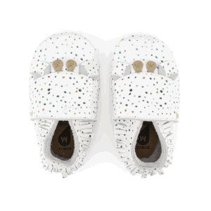 capáčky Bobux Freckles White (soft sole) Velikost boty (EU): 20, Vnitřní délka boty: 125, Vnitřní šířka boty: 59