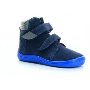 Beda Daniel modré zimní barefoot boty s membránou (BF 0004/W/VMK/kožíšek) Velikost boty (EU): 25, Vnitřní délka boty: 159, Vnitřní šířka boty: 70