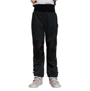 dětské softshellové kalhoty s fleecem Unuo Flexi černá Velikost boty (EU): 110/116