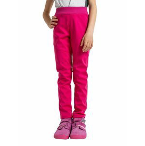 dětské softshellové kalhoty s fleecem Unuo Sporty fuchsiová Velikost boty (EU): 110/116