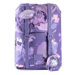 Ergonomický školní batoh Frii of Norway 22L Unicorn Purple