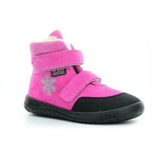 Jonap Jerry zima růžová devon vločka vlna barefoot boty Velikost boty (EU): 23, Vnitřní délka boty: 146, Vnitřní šířka boty: 65