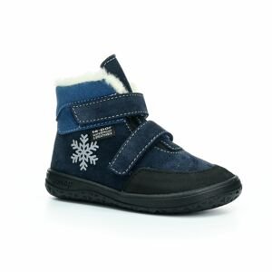 Jonap Jerry zima tmavě modrá vločka vlna barefoot boty Velikost boty (EU): 23, Vnitřní délka boty: 146, Vnitřní šířka boty: 65