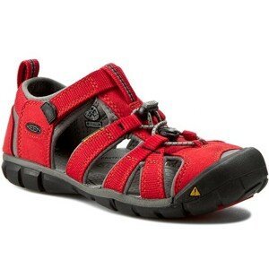 Keen Seacamp II Racing Red/Gargoyle (CNX) barefoot sandály Velikost boty (EU): 28, Vnitřní délka boty: 170, Vnitřní šířka boty: 70