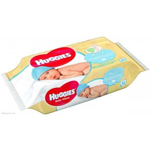 Huggies Pure vlhčené ubrousky 56 ks