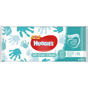 Huggies Single All Over Clean dětské vlhčené ubrousky 56 ks