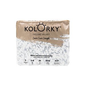 Kolorky DELUXE VELVET S 3-6 kg 25ks