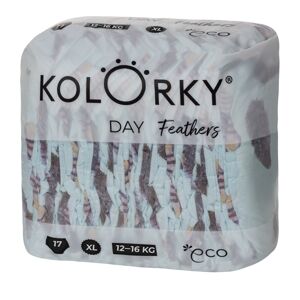 Kolorky Day Eko peří XL 12-16 kg 17 ks