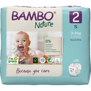 BAMBO Nature Pleny jednorázové 2 S (3-6 kg) 30 ks