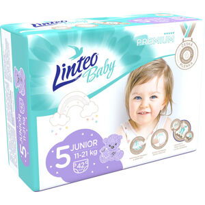 LINTEO BABY Premium Pleny jednorázové 5 JUNIOR (11-21 kg) 42 ks