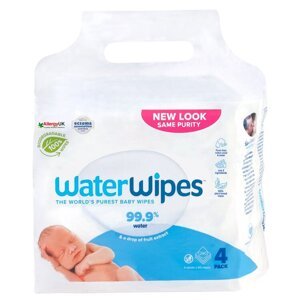 Water Wipes 99,9 % vody vlhčené ubrousky 4 x 60 ks