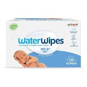 WATERWIPES 100% BIO odbouratené ubrousky 12 x 60 ks