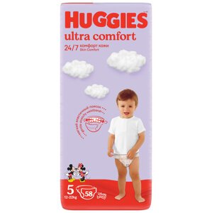 HUGGIES® Pleny jednorázové Ultra Comfort Mega 5 (11-25 ks) 58 ks