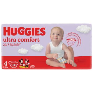 HUGGIES® Ultra Comfort Jumbo Pleny jednorázové 4 (7-18 kg) 50 ks