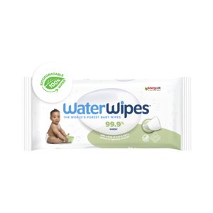 6x WATERWIPES Vlhčené obrousky bez obsahu plastů Soapberry 60 ks ( 360 ks )