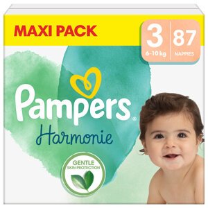 PAMPERS Pleny jednorázové Harmonie vel. 3 (87 ks) 6-10 kg