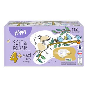 2x BELLA HAPPY Baby Pleny jednorázové Maxi Plus Box 9-15 kg 56 ks