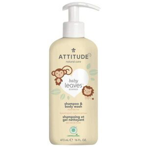 ATTITUDE Mýdlo dětské tělové a šampon (2 v 1) Baby leaves 473 ml