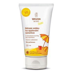 EXP: 31.07.2024 WELEDA Dětské mléko na opalování SPF30 sensitive 150 ml