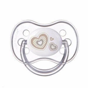 CANPOL BABIES Dudlík silikonový symetrický 0-6m Newborn Baby béžová