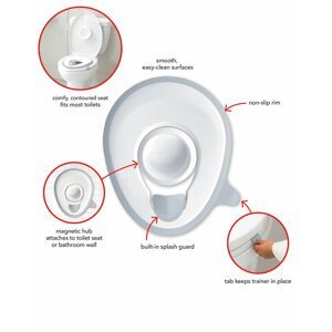 SKIP HOP Redukce na WC s magnetickým držákem 18m+