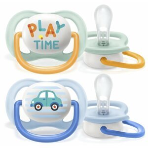 Philips AVENT Šidítko Ultra air Play 0-6m chlapec, 2 ks