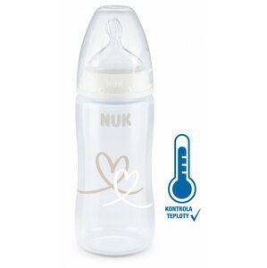 NUK FC+ láhev s kontrolou teploty 300 ml - bílá