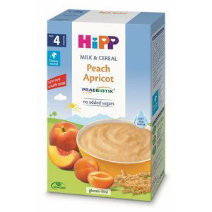 HiPP Kaše mléčná Praebiotik broskev-meruňka od uk. 4.-6.měsíce, 250 g