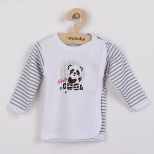 Kojenecká košilka New Baby Panda Varianta: šedá/56 (0-3m)