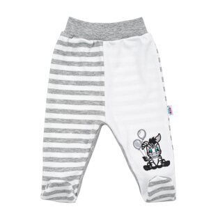 Kojenecké bavlněné polodupačky New Baby Zebra exclusive Varianta: bílá/56 (0-3m)