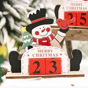 Kalendář na odpočet dnů do Vánoc - sněhulák