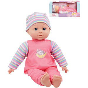 ADDO Panenka baby miminko v oblečku s jednorožcem mluvící na baterie Zvuk