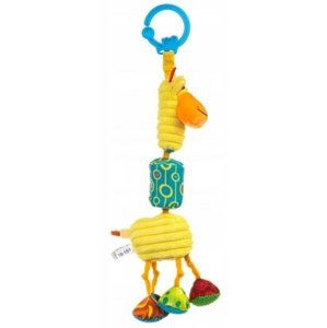 BalibaZoo Závěsná hračka na kočárek Žirafka Gabi, žlutá