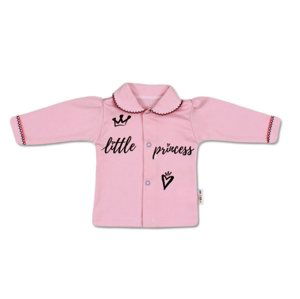 Baby Nellys Bavlněná košilka Little Princess - růžová Velikost koj. oblečení: 56 (1-2m)