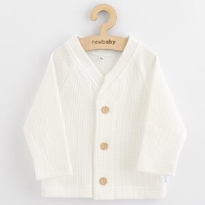 Kojenecký kabátek na knoflíky New Baby Luxury clothing Oliver Varianta: bílá/62 (3-6m)