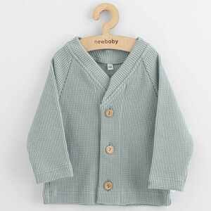 Kojenecký kabátek na knoflíky New Baby Luxury clothing Oliver Varianta: šedý - šedá/92 (18-24m)