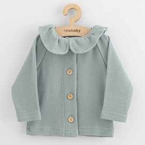 Kojenecký kabátek na knoflíky New Baby Luxury clothing Laura Varianta: šedý - šedá/92 (18-24m)