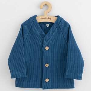 Kojenecký kabátek na knoflíky New Baby Luxury clothing Oliver Varianta: modrá/80 (9-12m)