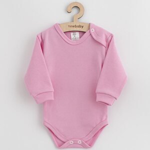 Kojenecké bavlněné body New Baby Casually dressed Varianta: růžová/56 (0-3m)