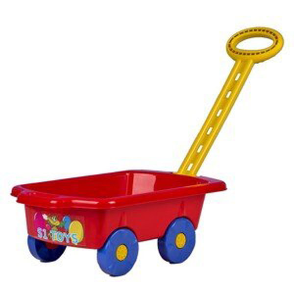 Dětský vozík Vlečka BAYO 45 cm Varianta: červený - červená