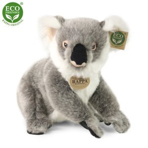 RAPPA Plyšový medvídek koala stojící 25 cm ECO-FRIENDLY