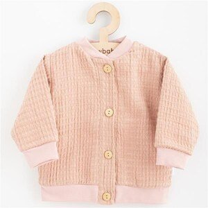 Kojenecký mušelínový kabátek New Baby Comfort clothes Varianta: růžová/62 (3-6m)