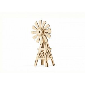 Dudlu Dřevěné 3D puzzle větrný mlýn