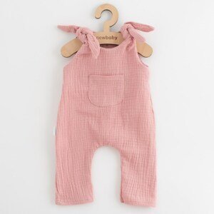 Kojenecké mušelínové lacláčky New Baby Soft dress Varianta: růžová/68 (4-6m)